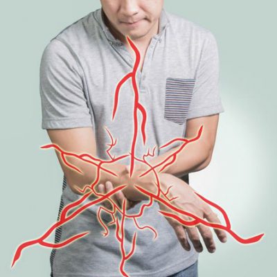 Localized pain/muscle function close up